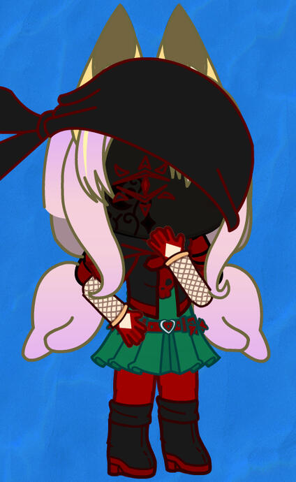 Sorrow (tenue masquée) - Design fait avec Gacha Nebula - noxula