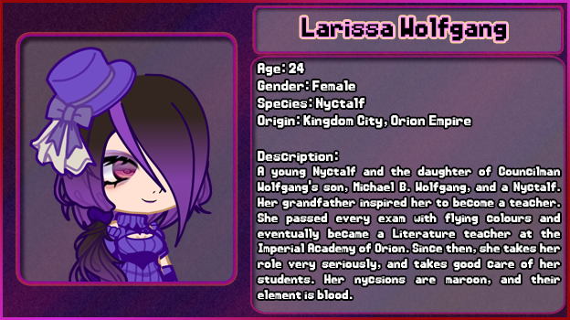 Larissa Wolfgang Larissa Wolfgang
