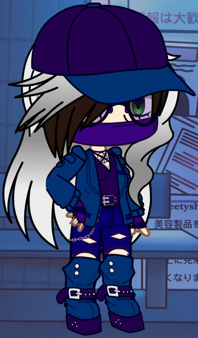 Katia – Tenue "Undercover" – Design fait avec Gacha Nebula – noxula