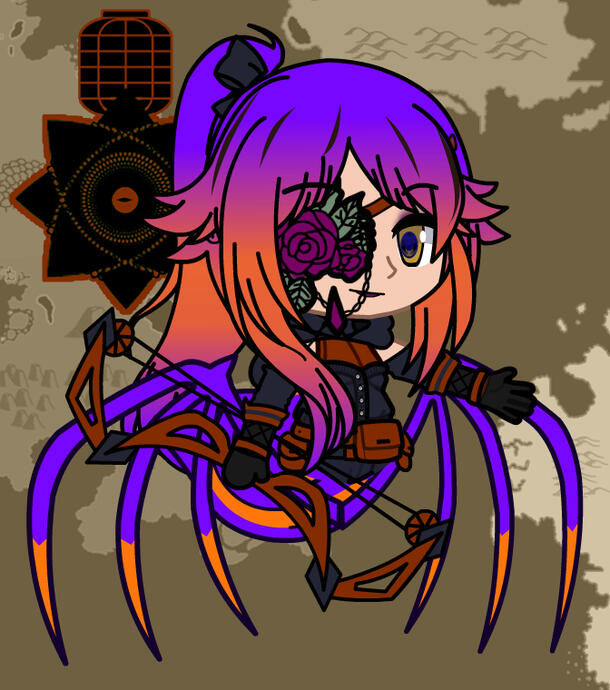 Forme Araignée - Design fait avec Gacha Nebula - noxula