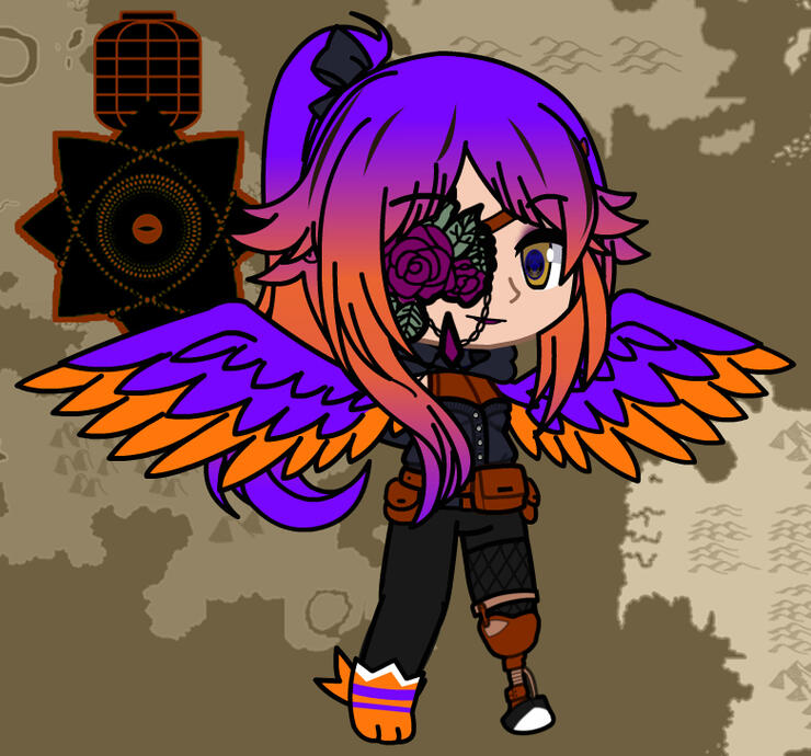 Forme Harpie - Design fait avec Gacha Nebula - noxula