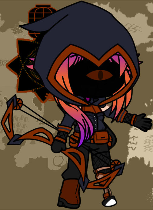 Tenue Black Eye - Design fait avec Gacha Nebula - noxula