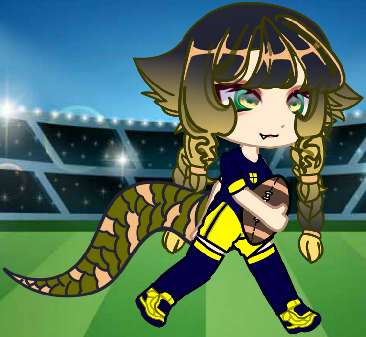 Maillot de rugby - Design fait avec Gacha Nebula - noxula