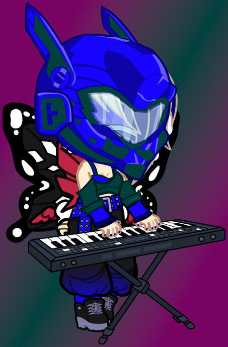 Streetwear (Masquée) - Design fait avec Gacha Nebula - noxula